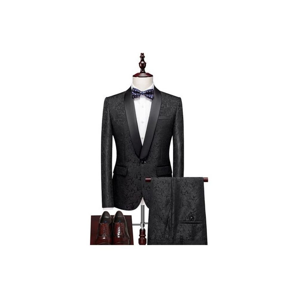 Costumes Pour Hommes Costume Skinny Chic - Noir