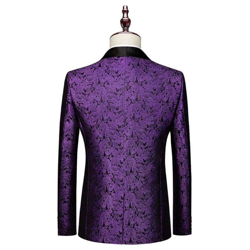 Costumes Pour Hommes Costume Skinny Chic - Violet