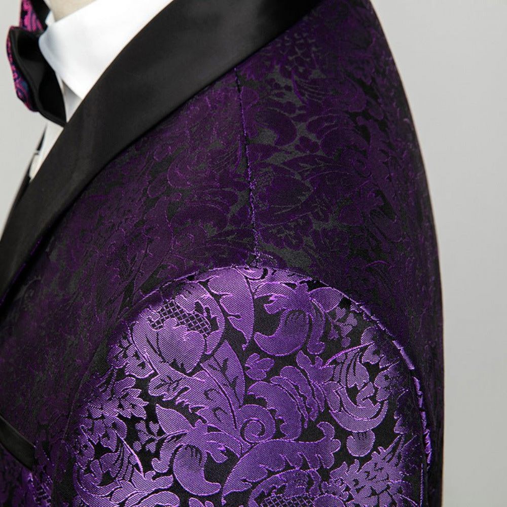 Costumes Pour Hommes Costume Skinny Chic - Violet