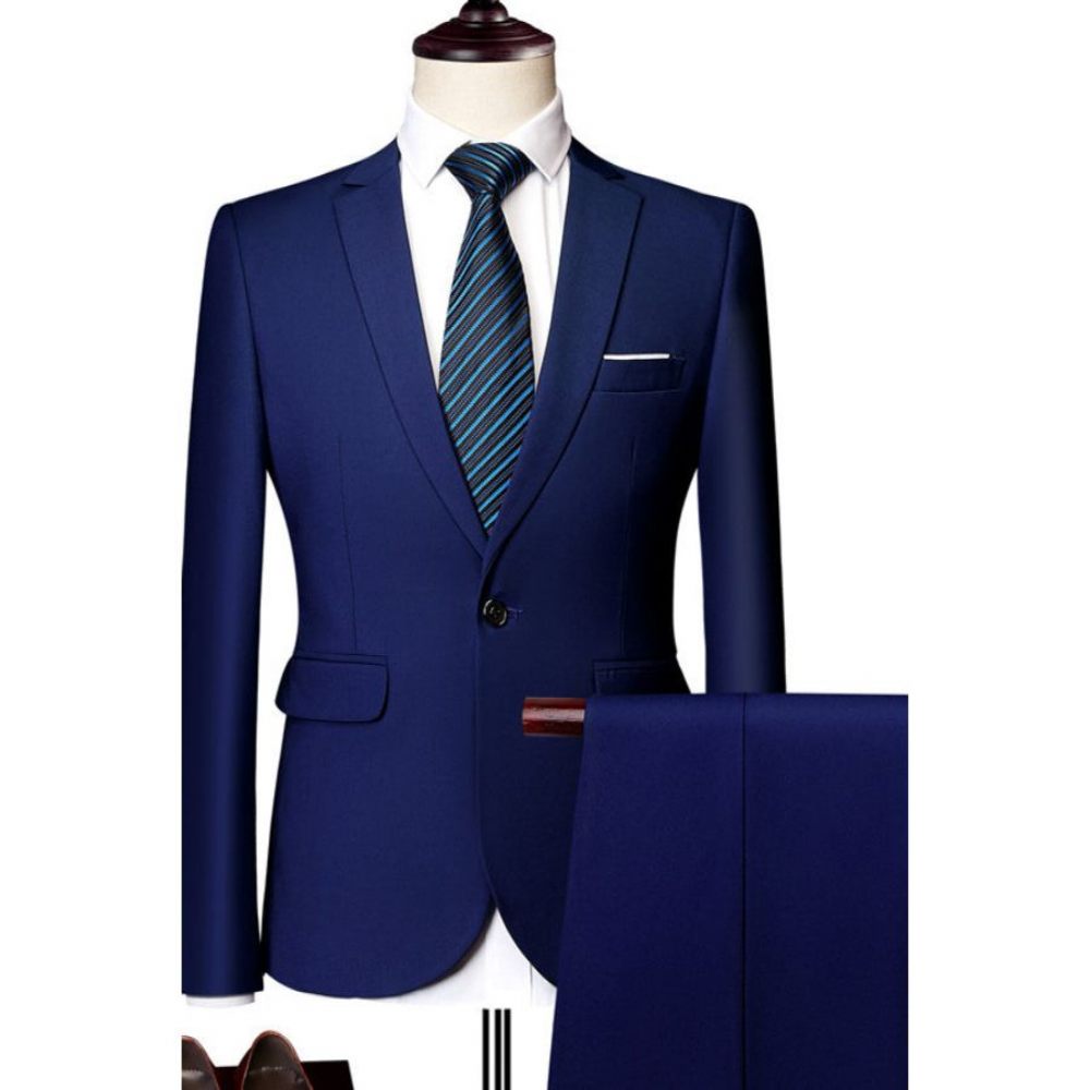 Costumes Pour Hommes Costume Skinny Chic - Bleu