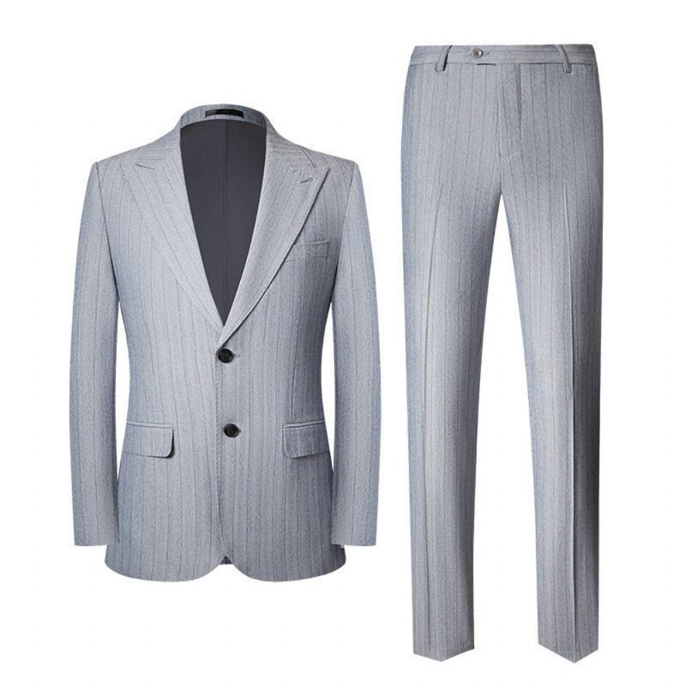 Costumes Pour Hommes Costume Skinny Chic - Gris