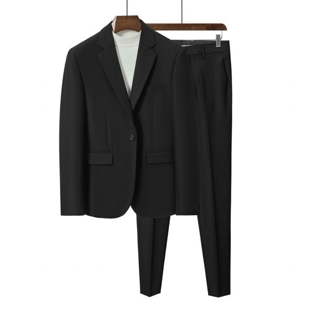 Costumes Pour Hommes Costume Skinny Chic - Noir