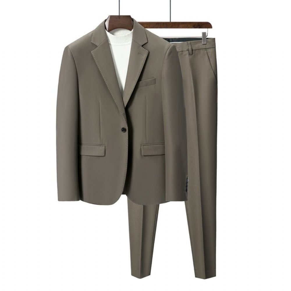 Costumes Pour Hommes Costume Skinny Chic - Vert