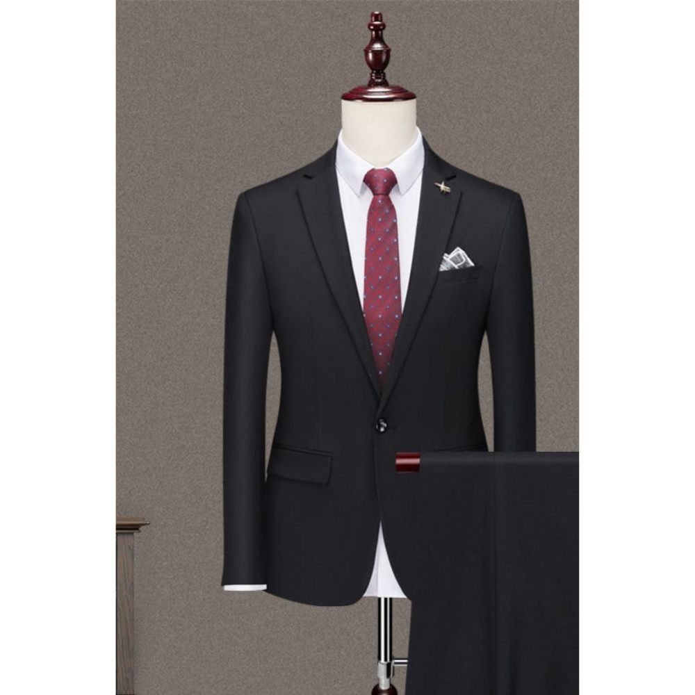 Costumes Pour Hommes Costume Skinny Chic - Noir