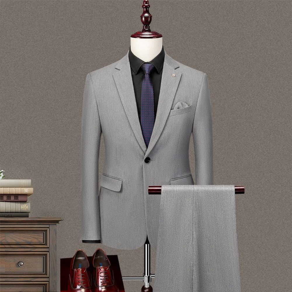 Costumes Pour Hommes Costume Skinny Chic - Gris