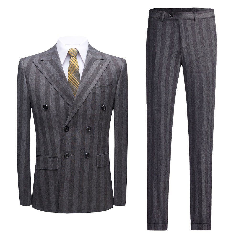 Costumes Pour Hommes Coupe Skinny Haut - Gris