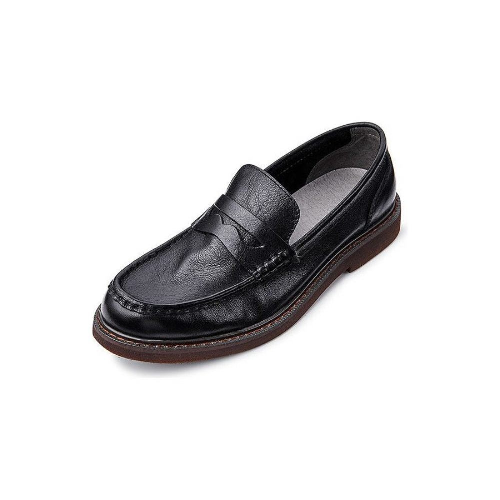 Mocassins À Enfiler Cuir Vache Pour Hommes