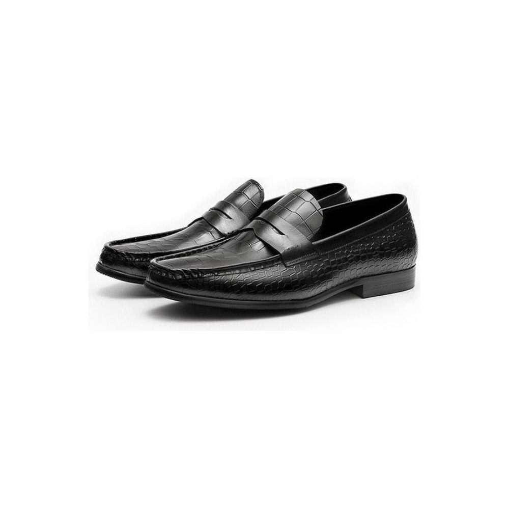 Mocassins Pour Hommes Brogues Luxe Croctex À Enfiler