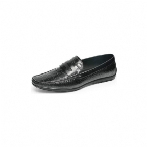 Mocassins Pour Hommes Chaussures Habillées À Enfiler Effet Croco