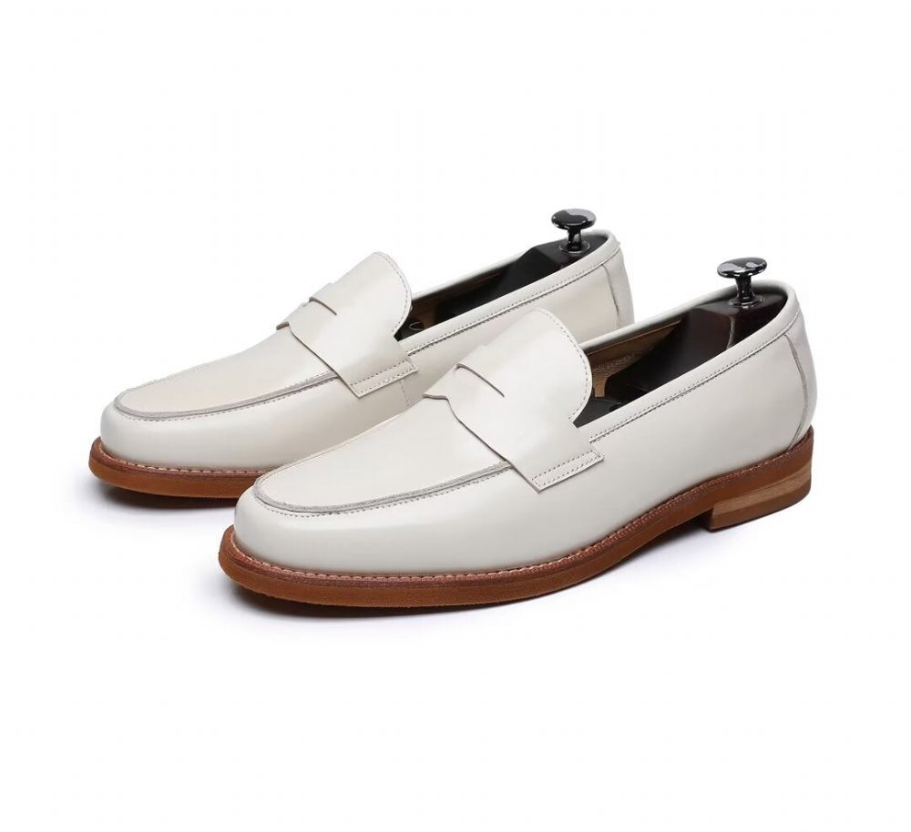 Mocassins Pour Hommes Cuir - Noir