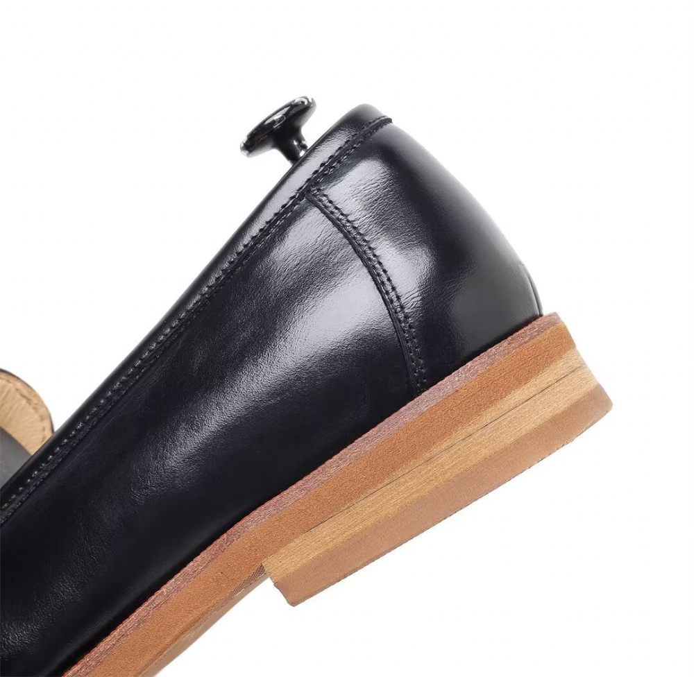 Mocassins Pour Hommes Cuir - Noir