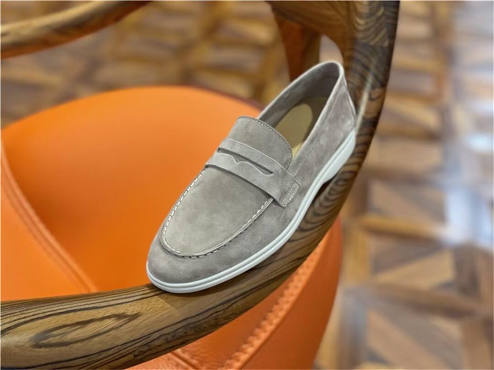 Mocassins Pour Hommes Cuir Première Qualité - Café