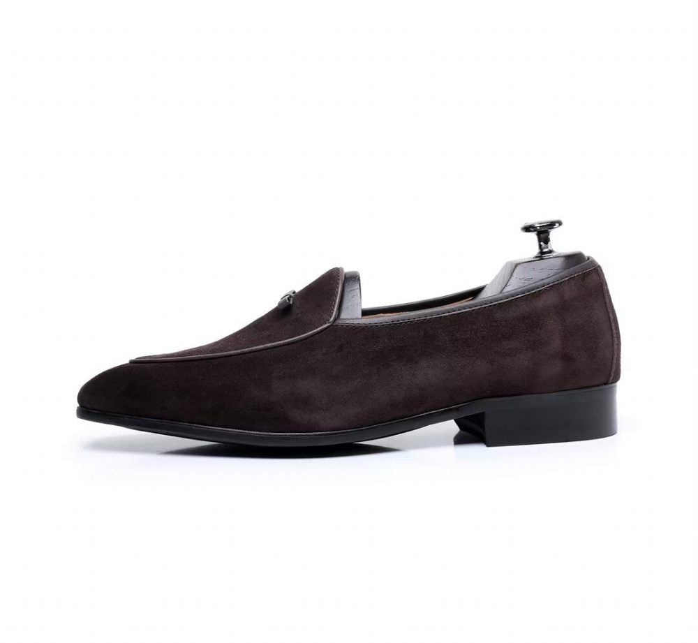 Mocassins Pour Hommes Cuir Vache - Camel