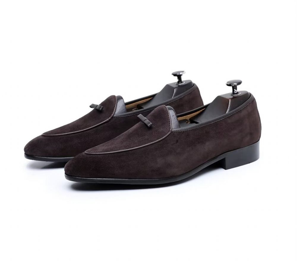 Mocassins Pour Hommes Cuir Vache - Camel