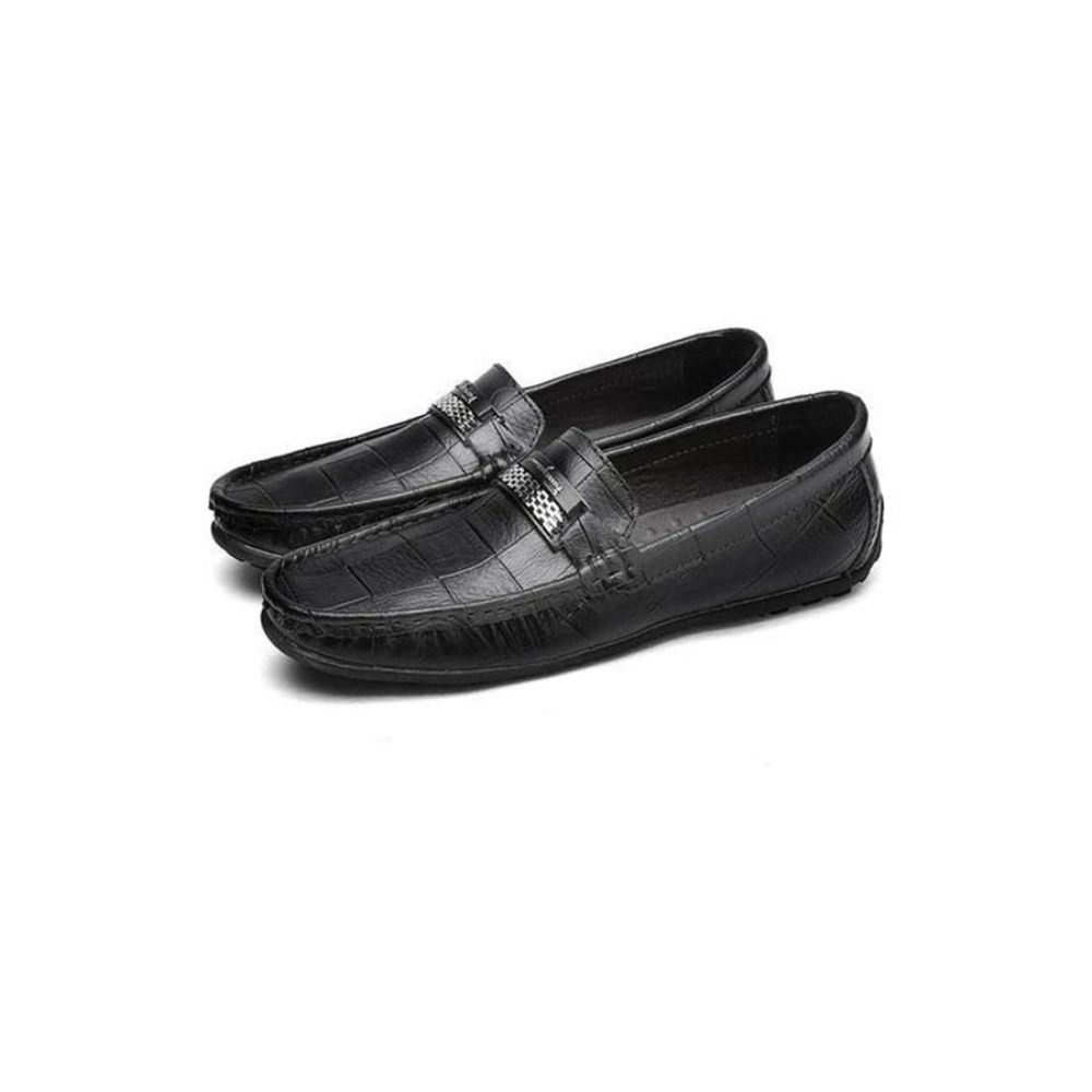 Mocassins Pour Hommes Élégants Croctex Sans Lacet Luxueux Cuir Confort