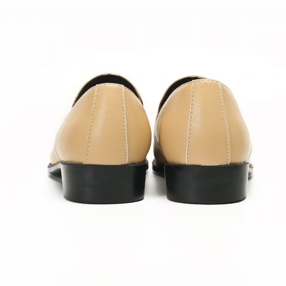 Mocassins Pour Hommes Élégants À Enfiler Audacieux - Beige