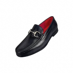 Mocassins Pour Hommes Élégants À Enfiler Cuir Véritable