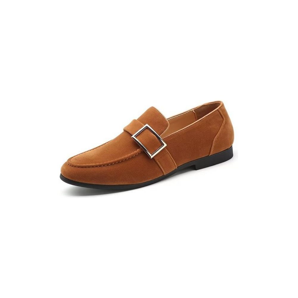 Mocassins Pour Hommes À Enfiler Relief Modish - Marron