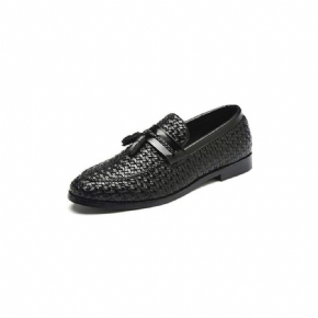 Mocassins Pour Hommes Gland Chic Cuir Boucle Sangle Chaussures Mariage