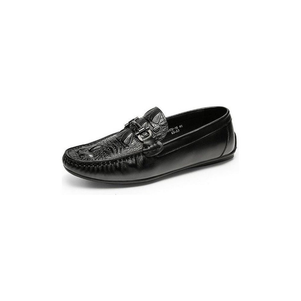 Mocassins Pour Hommes Imperméables À Enfiler Cuir