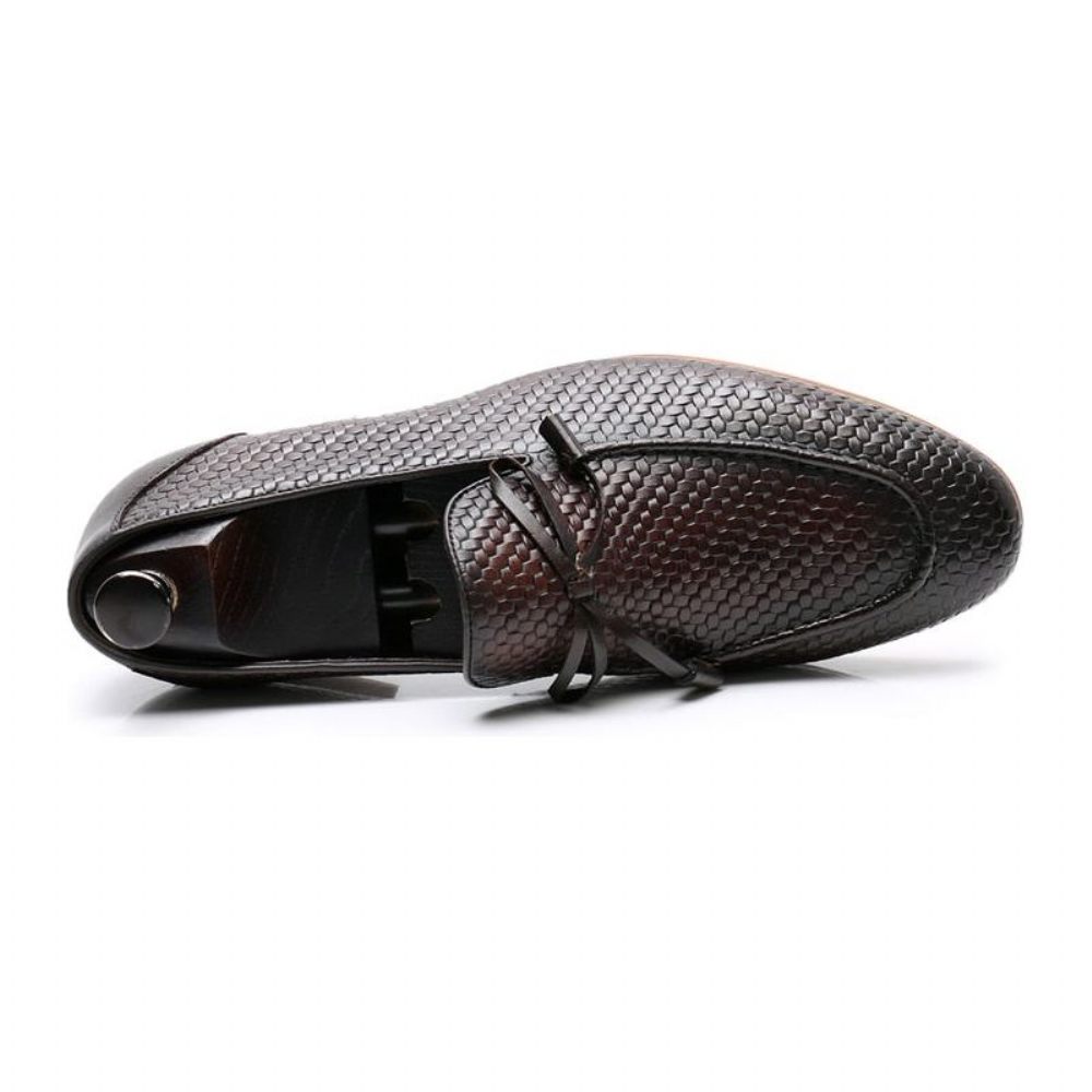 Mocassins Pour Hommes Luxe Croctex À Enfiler - Café