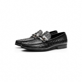 Mocassins Pour Hommes Oxford Cuir Exotique