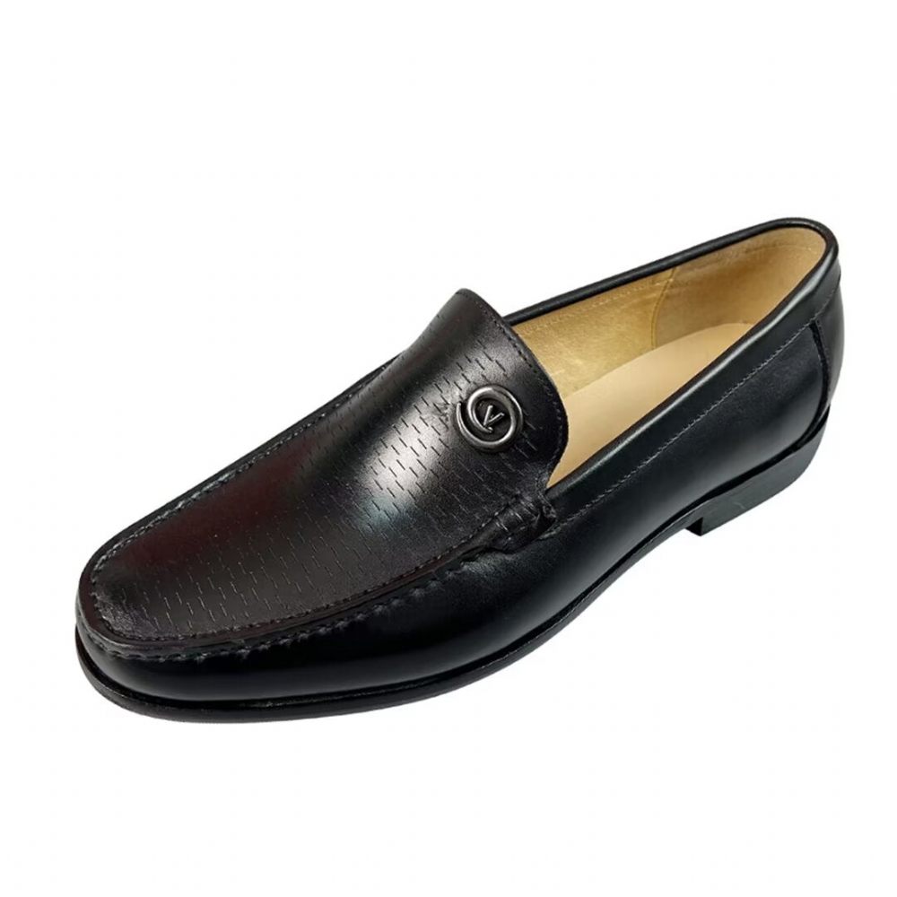 Mocassins Pour Hommes Raffinés - Noir