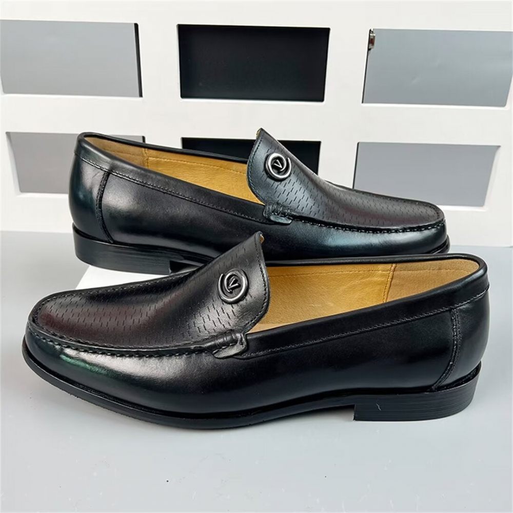 Mocassins Pour Hommes Raffinés - Noir