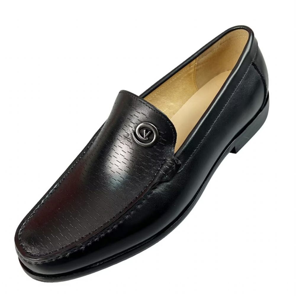 Mocassins Pour Hommes Raffinés - Noir