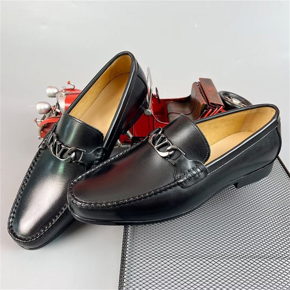 Mocassins Pour Hommes Sartorial Elegance - Noir