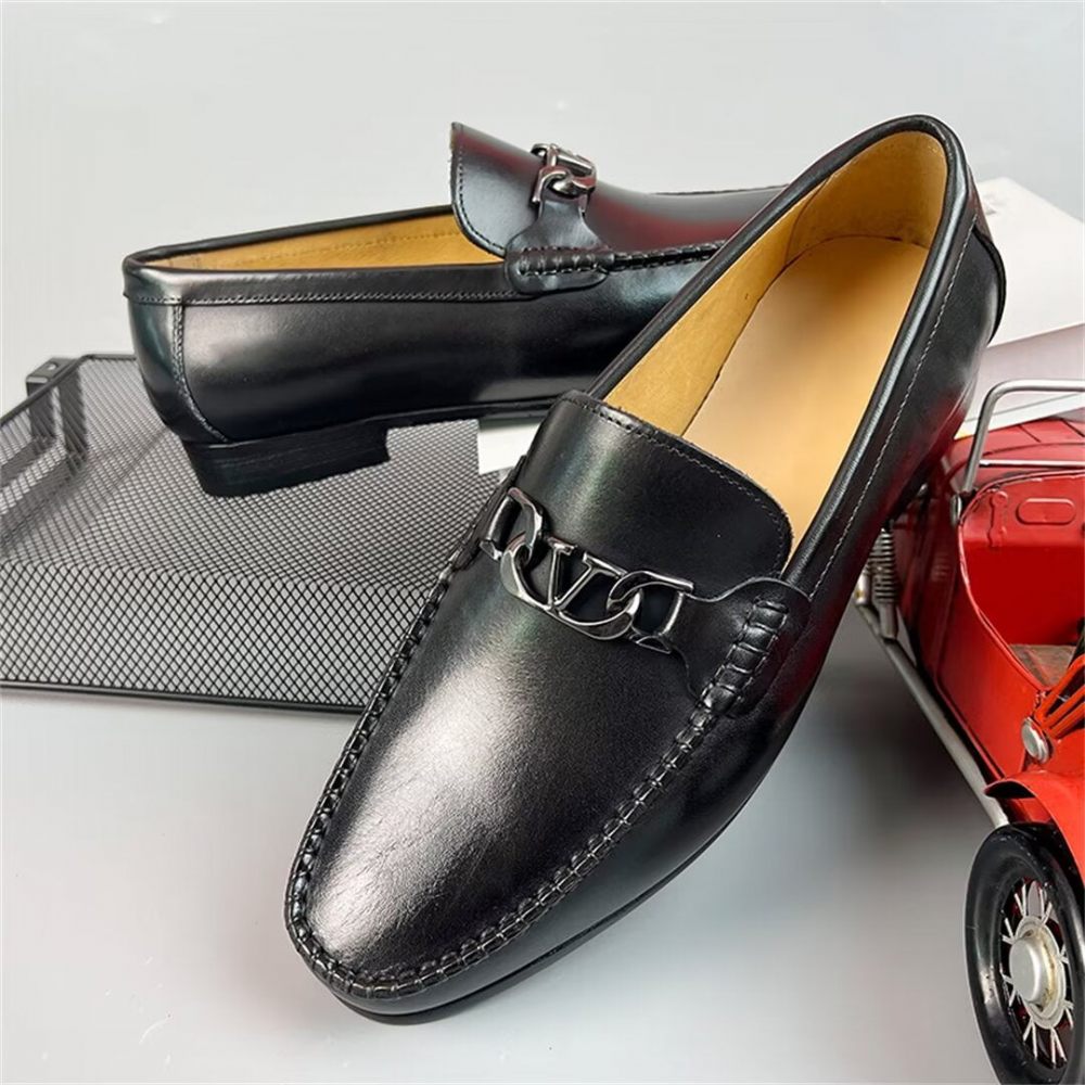 Mocassins Pour Hommes Sartorial Elegance - Noir