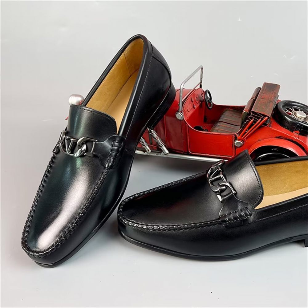 Mocassins Pour Hommes Sartorial Elegance - Noir