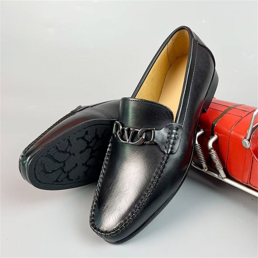 Mocassins Pour Hommes Sartorial Elegance - Noir