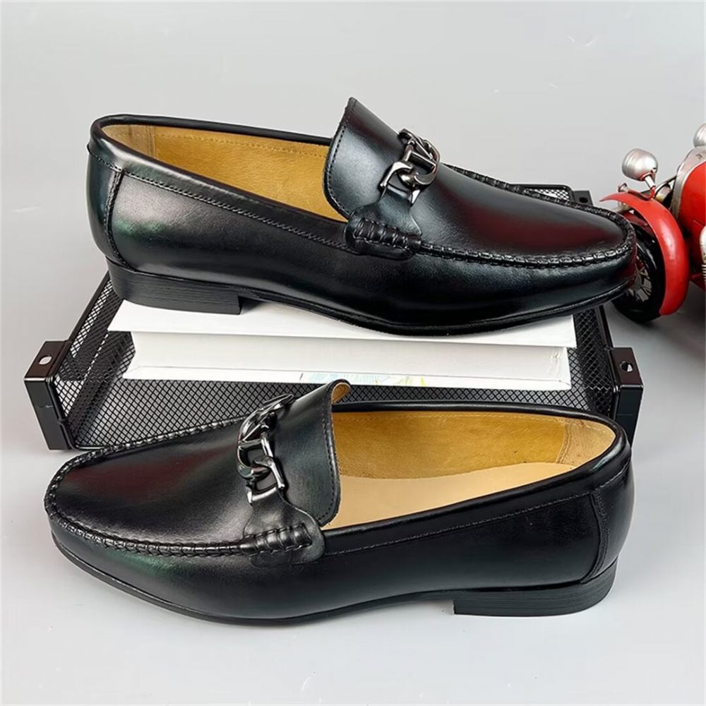 Mocassins Pour Hommes Sartorial Elegance - Noir