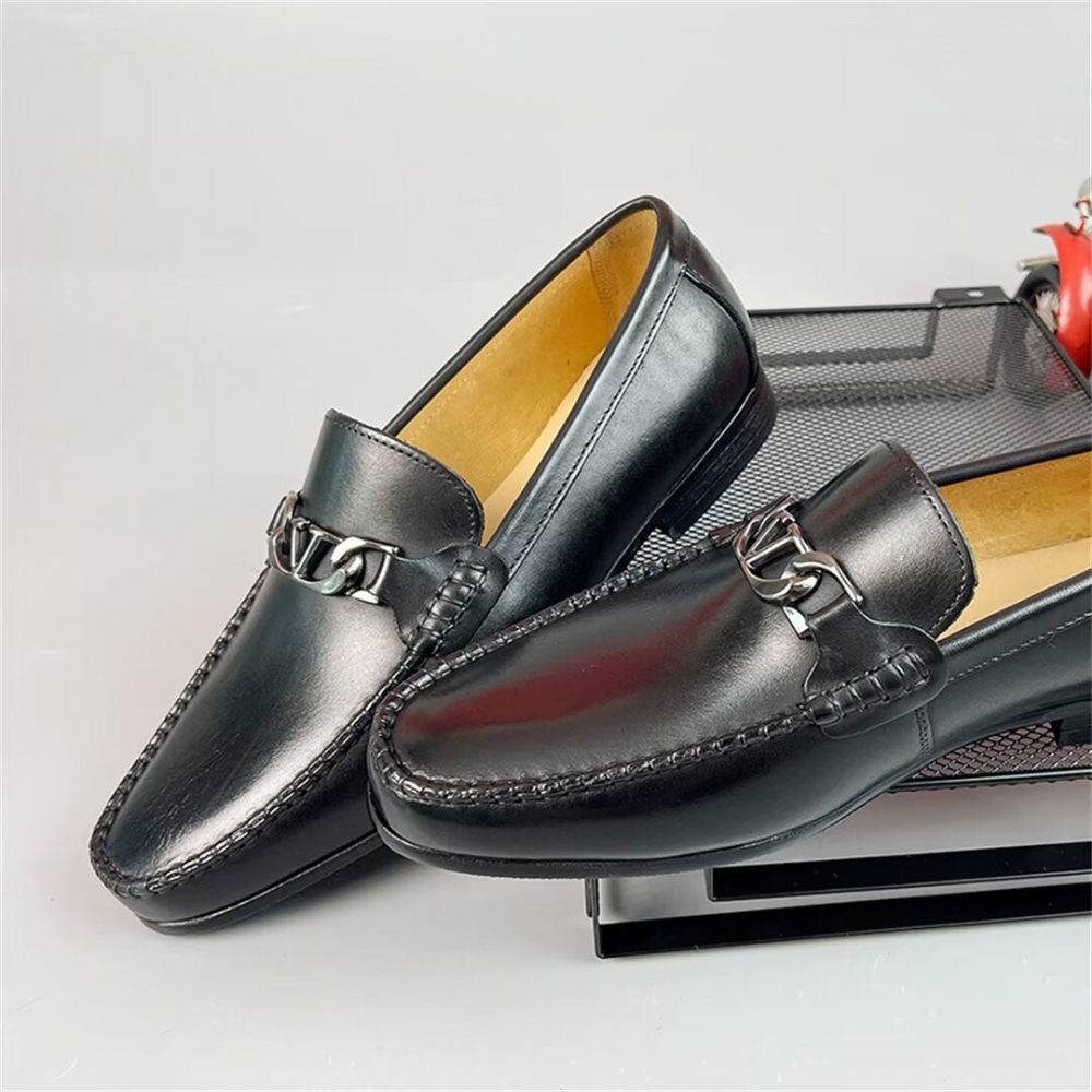 Mocassins Pour Hommes Sartorial Elegance - Noir