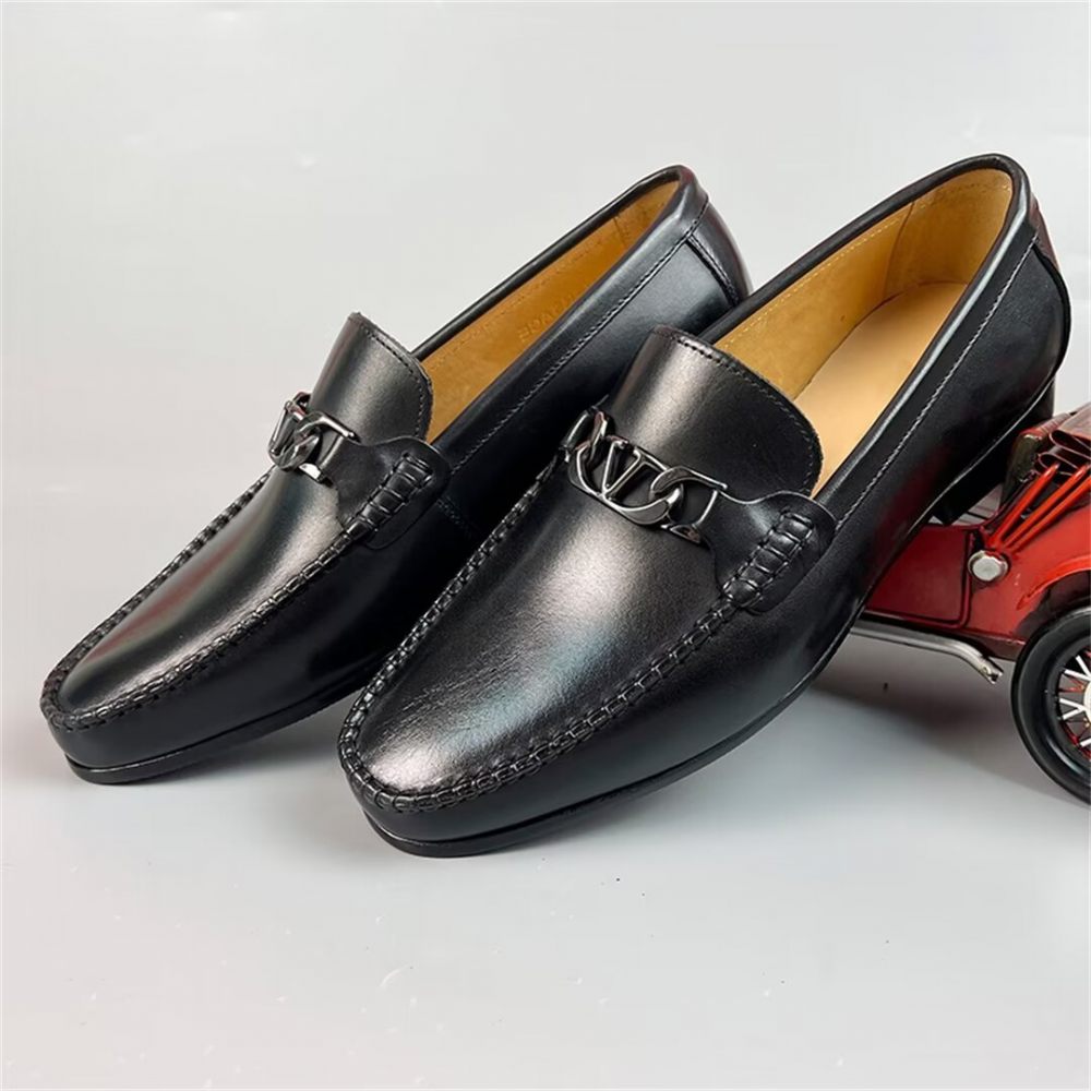 Mocassins Pour Hommes Sartorial Elegance - Noir