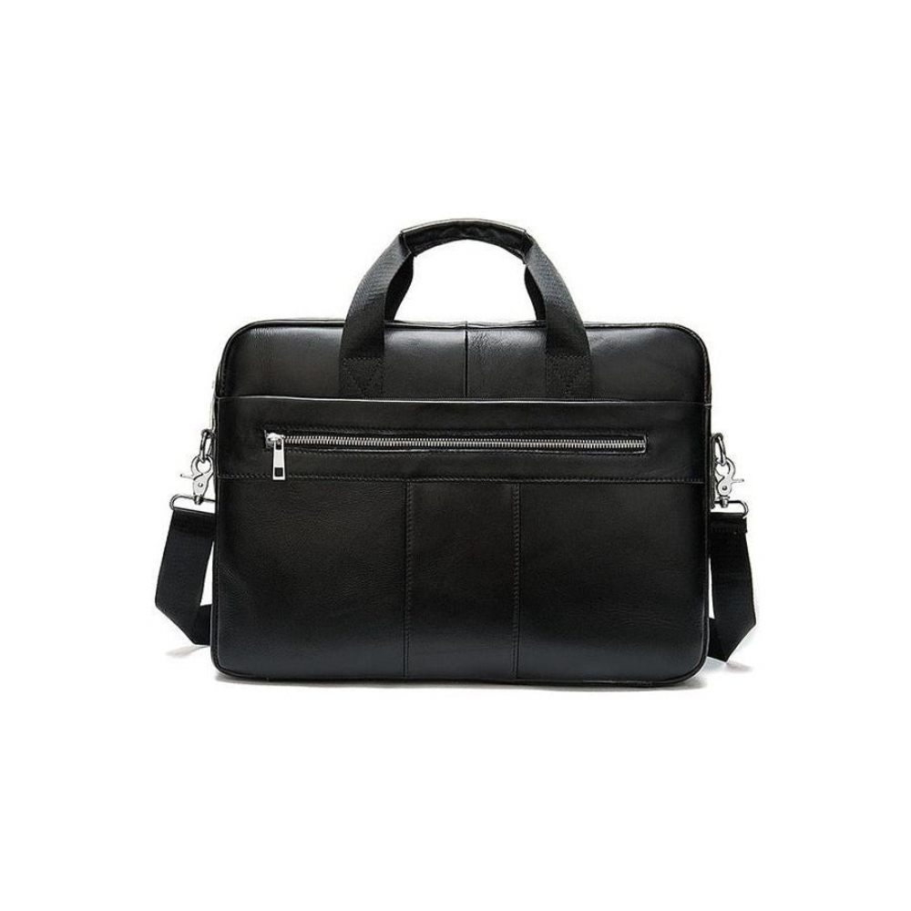 Porte-documents Pour Hommes Luxe Cuir Exotique Avec Fermeture Éclair Ordinateur Portable