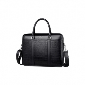 Porte-documents Pour Hommes Ordinateur Portable Cuir Exotique