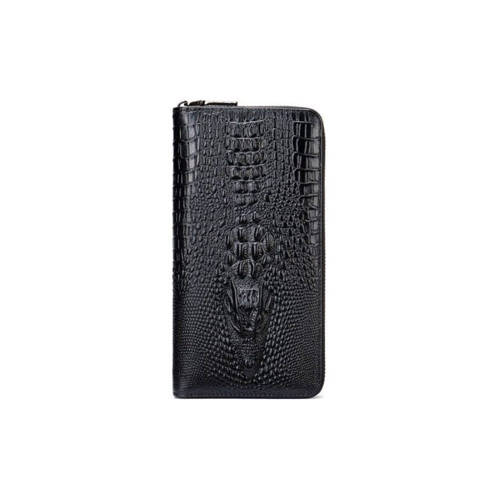 Portefeuilles Pour Hommes Portefeuille Long Rayé Luxe Croczip