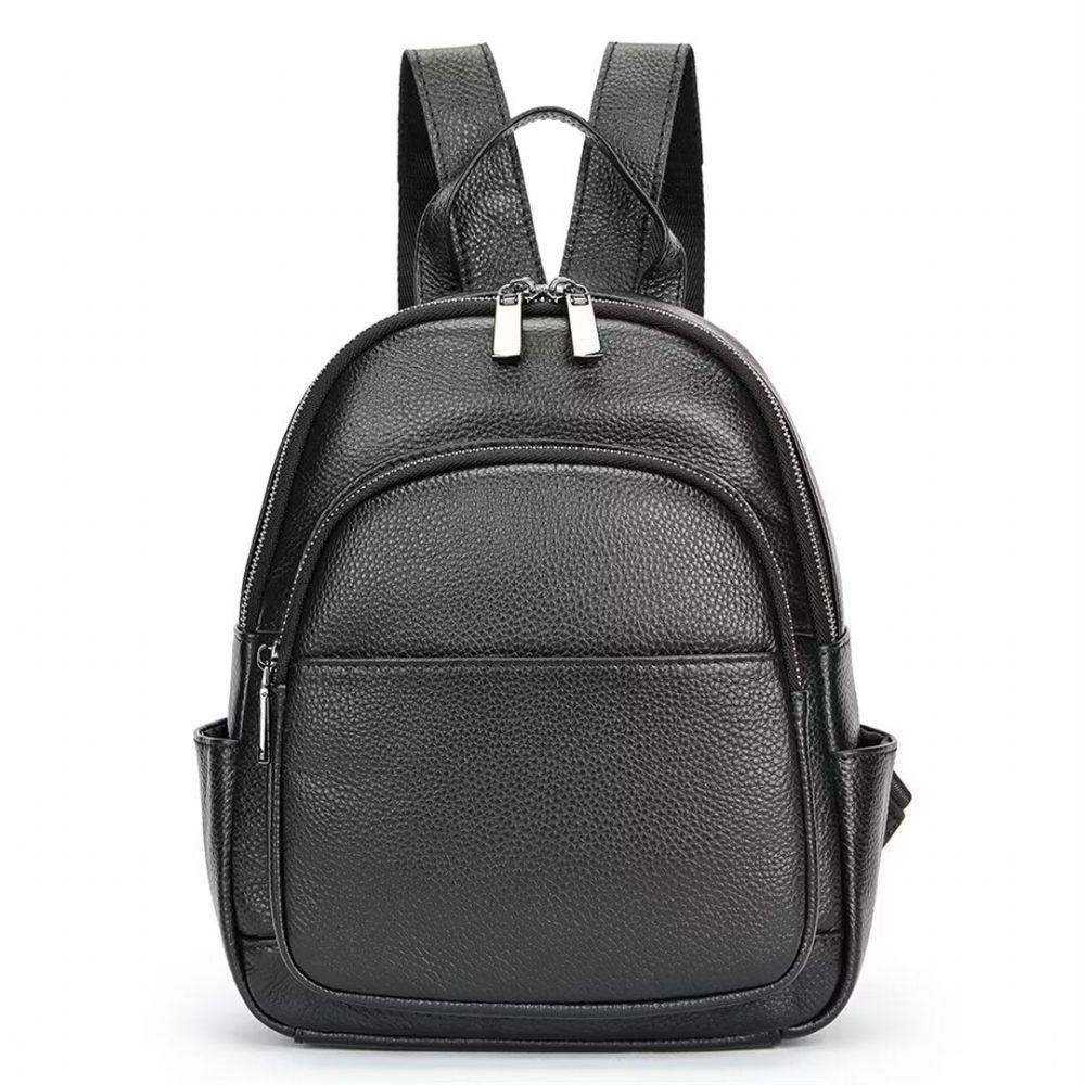 Sac À Dos Cuir Exotique Trailblazer's Treasure Pour Hommes - Noir