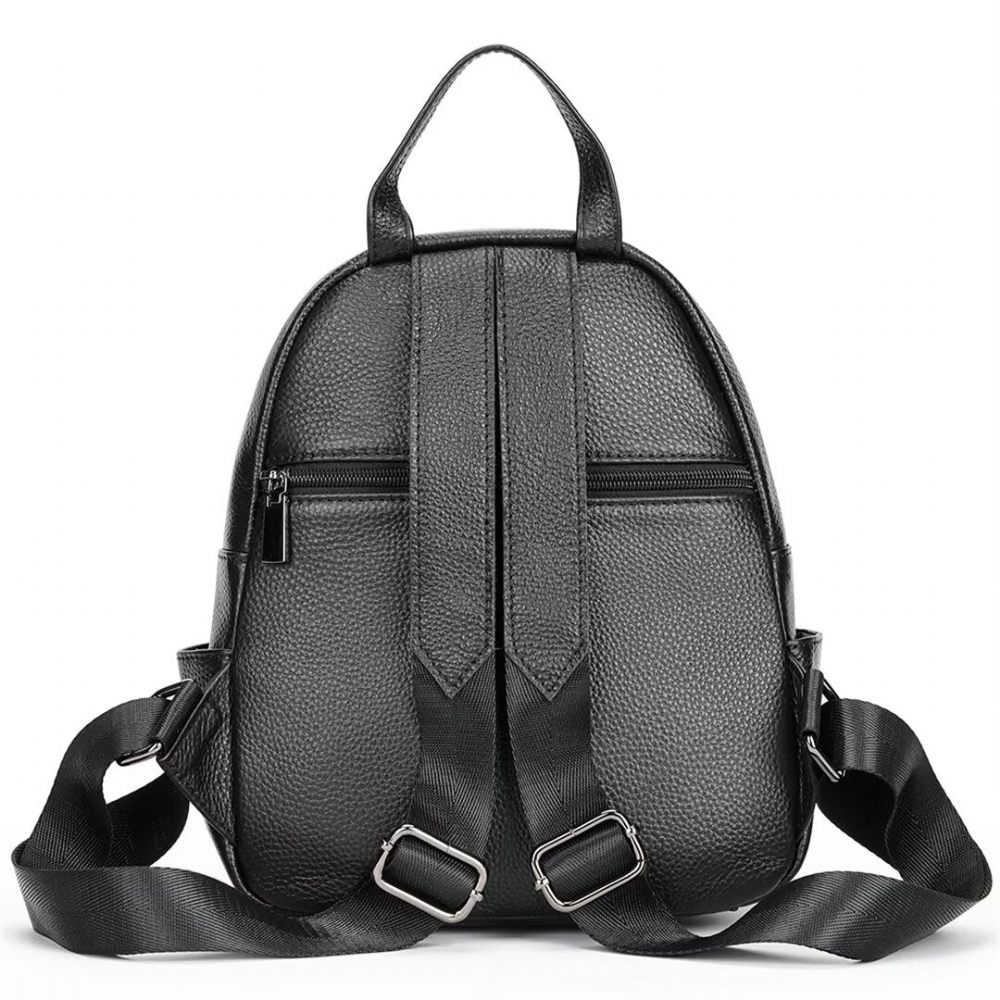 Sac À Dos Cuir Exotique Trailblazer's Treasure Pour Hommes - Noir