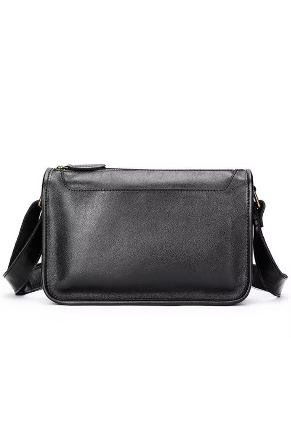 Sacs À Bandoulière Pour Hommes Cabas Cuir Raffiné Regal - Noir1