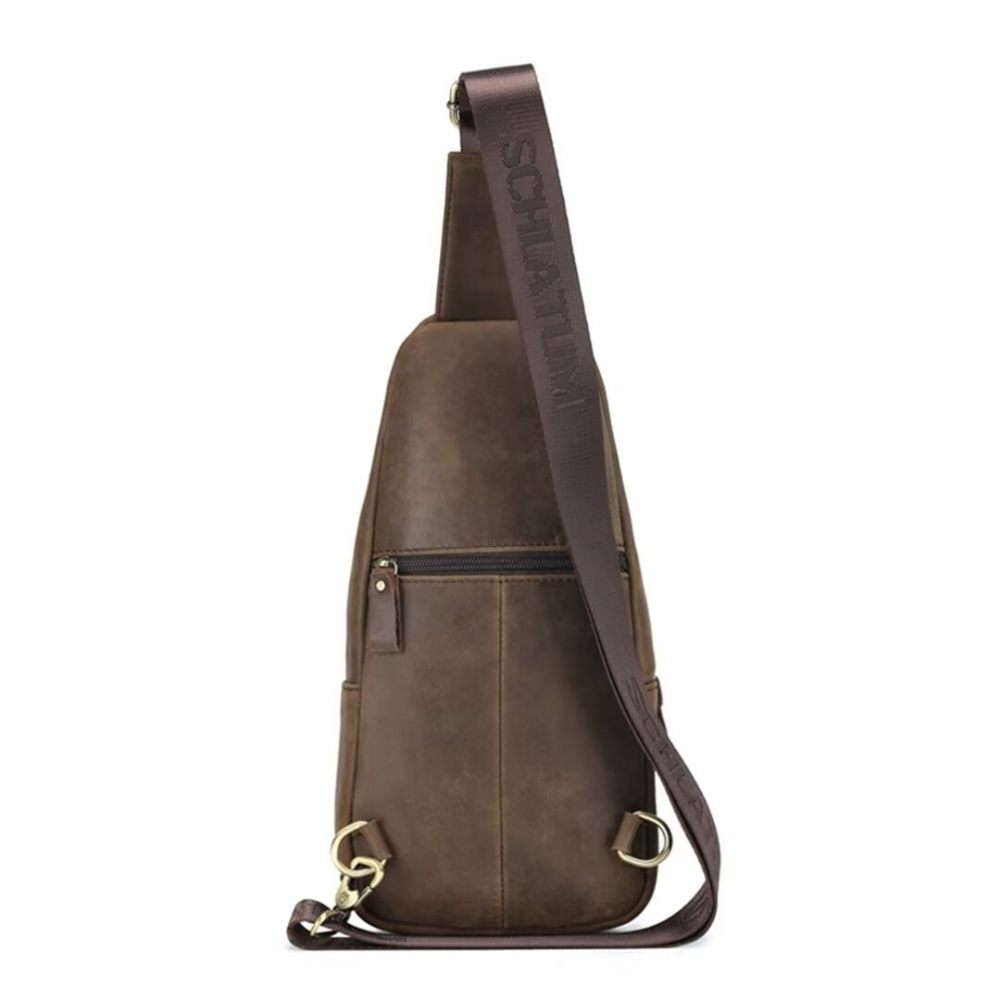 Sacs À Bandoulière Pour Hommes Executive Leather Day Tote - Marron