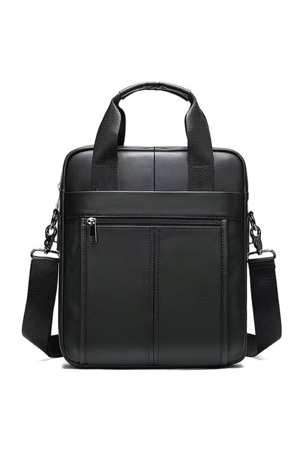 Sacs À Bandoulière Pour Hommes Sac Cuir D'alligator Voyager Sophistiqué - Noir1