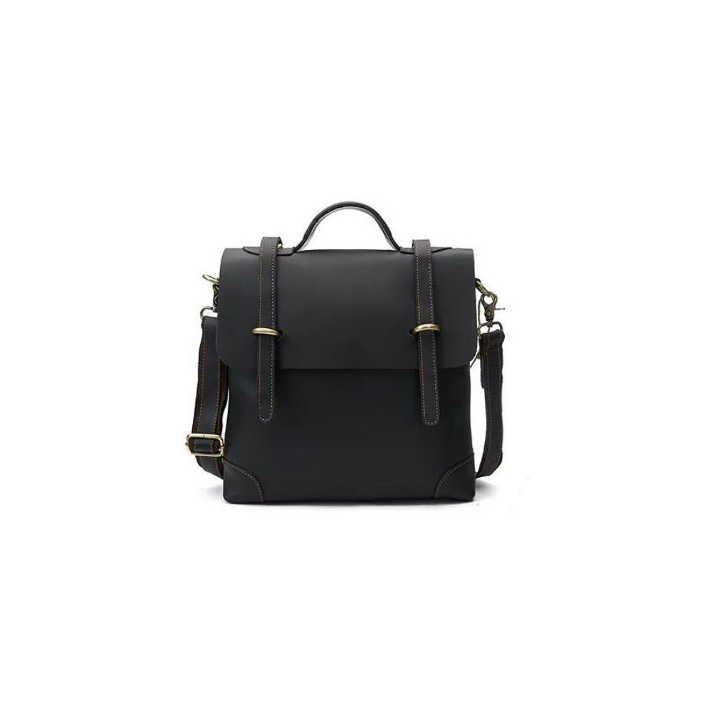 Sacs À Bandoulière Pour Hommes Sac Cuir Crazy Horse Luxe