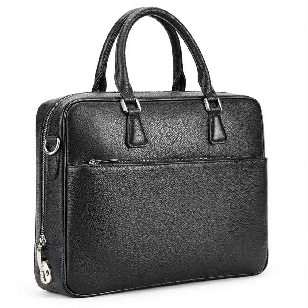 Sacs À Bandoulière Pour Hommes Sac Cuir Executive Elite - Noir