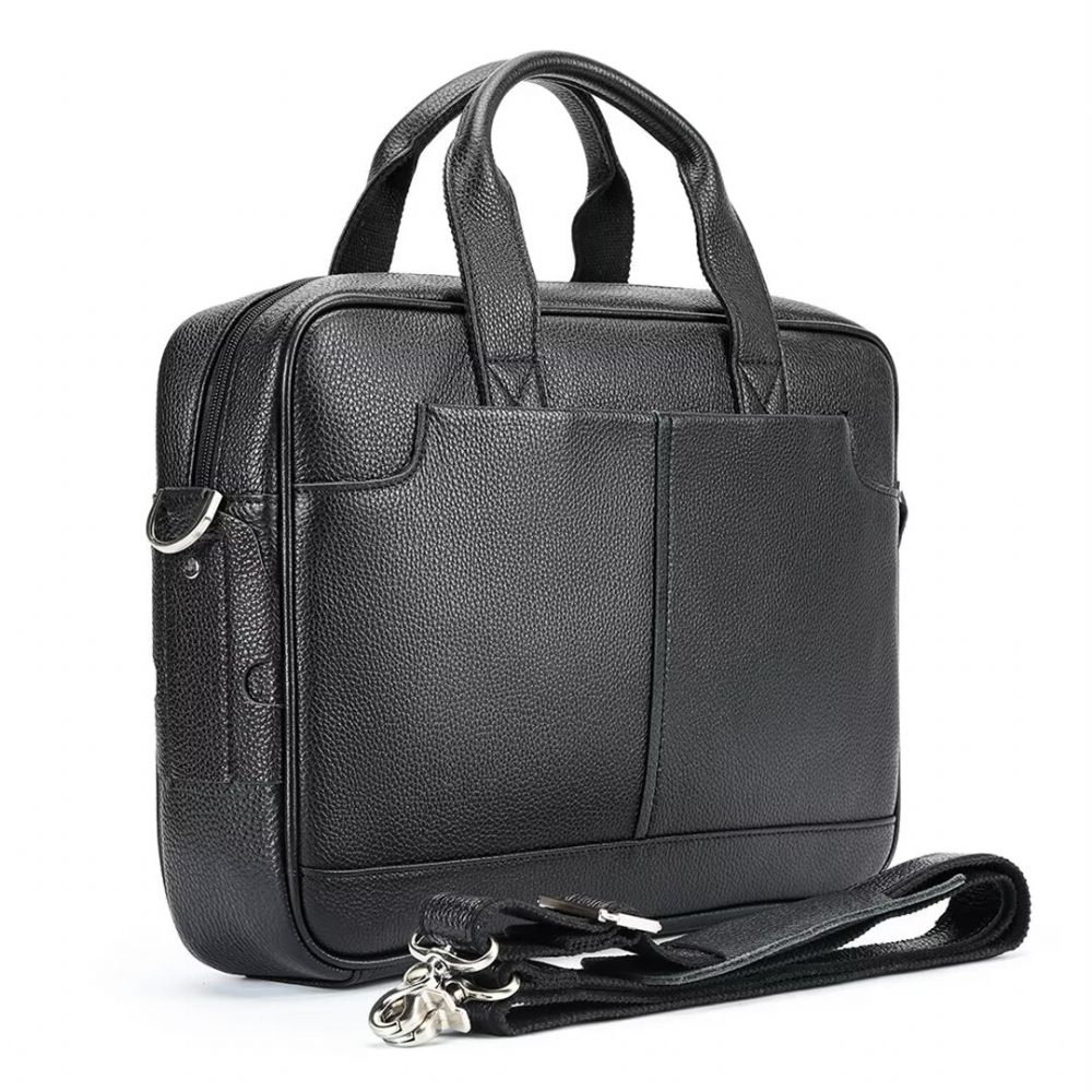 Sacs À Bandoulière Pour Hommes Sac Cuir Homme Distingué - Noir1