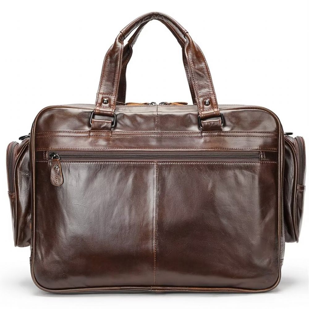 Sacs À Bandoulière Pour Hommes Sac Cuir Metropolitan Maverick - Café