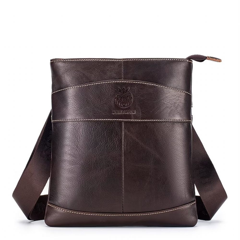 Sacs À Bandoulière Pour Hommes Sac Cuir Royal Roadster - Noir