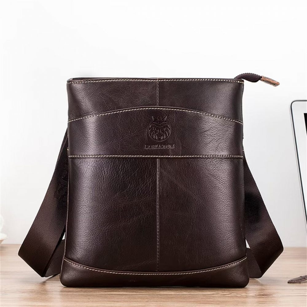 Sacs À Bandoulière Pour Hommes Sac Cuir Royal Roadster - Noir